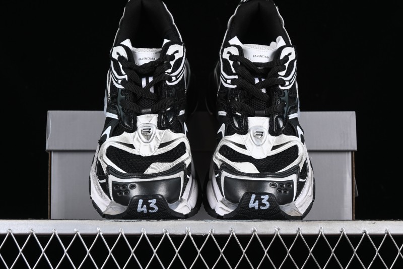 Balenciaga Runner Kith Four Color Retro Casual Sneakers - W3RXP0213