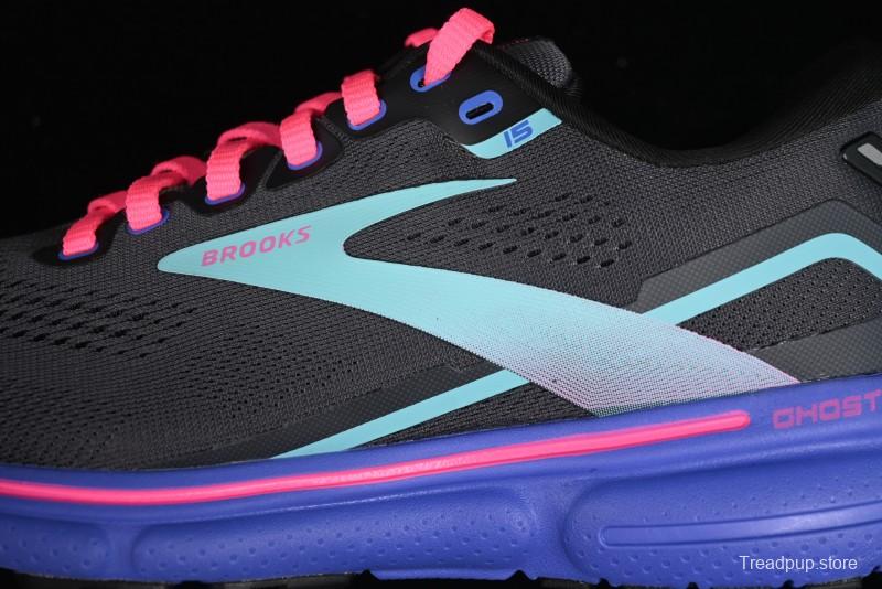 Brooks Ghost 15 Running Shoes with DNA LOFT V2 Cushioning and Breathable Air Mesh - 1203801B079