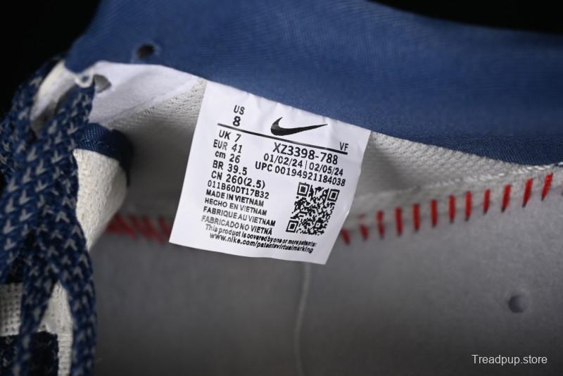 Nike Air Force 1 '07 Low Gucci Collaboration - Light Blue Linen Low-Top Casual Sneakers - XZ3398-788