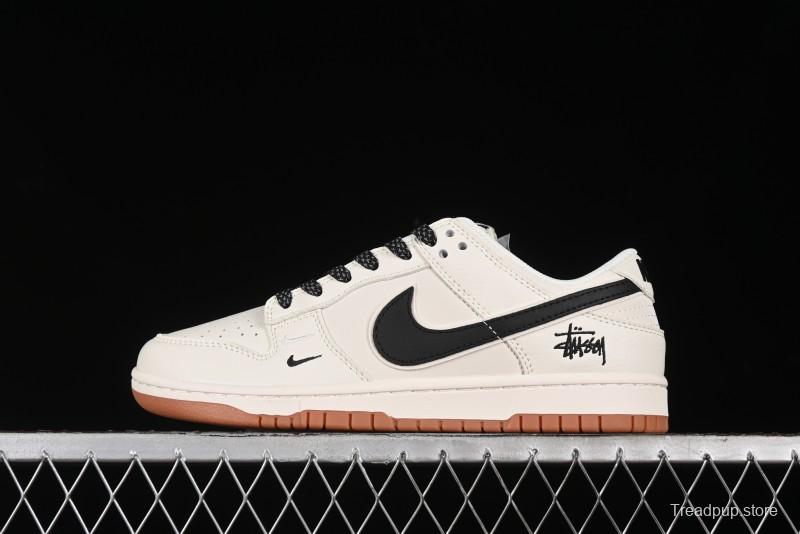 Nike SB Dunk Low Stussy Anniversary Edition Custom Premium Low-Top Skate Shoes - DQ1098-385