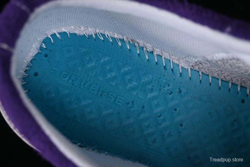 Converse One Star Retro Low-Top Skate Shoes in Purple Suede - 171586C