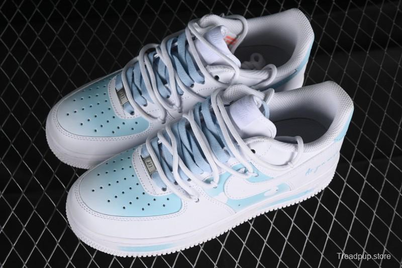 Nike Air Force 1 '07 Low Custom Anime Themed Spray Painting Romantic Whisper Casual Sneakers - ZH0316-028
