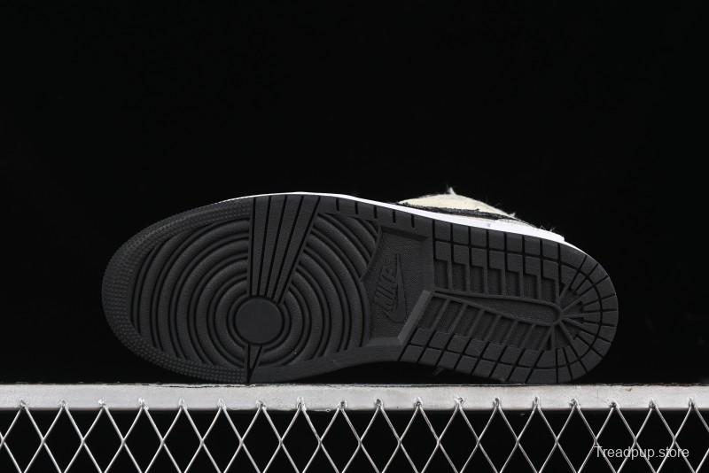 Nike Air Jordan 1 Low AJ1 Panda Prank Universe Exploration Custom Casual Sneakers - 553558-132