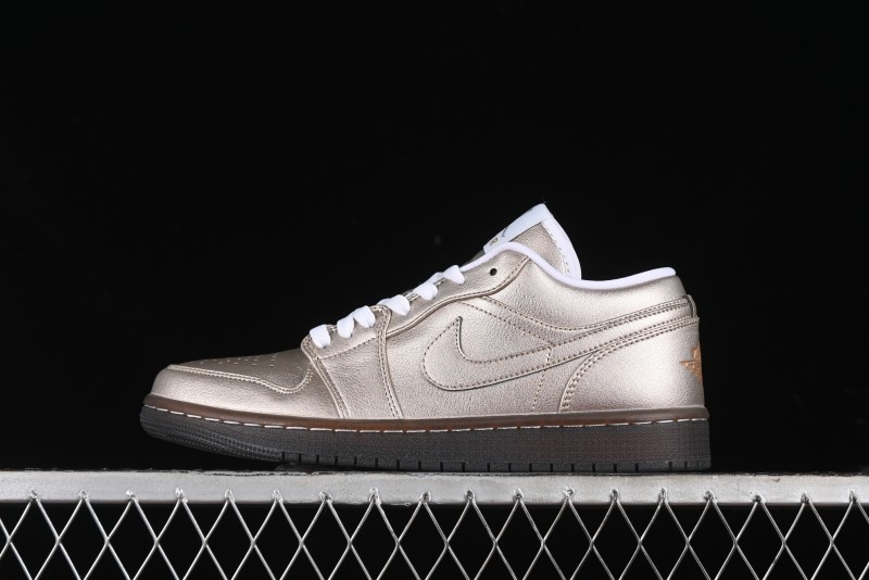 Nike Air Jordan 1 Low Retro Basketball Shoes Platinum - HQ3529-099