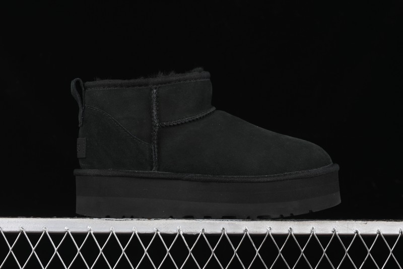 UGG Classic Ultra Mini Platform 3CM Wool Blend Mini Short Boots - 1135092
