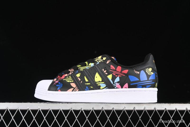 Adidas Superstar H00182 Casual Sneakers with Shell Toe Design - H00182