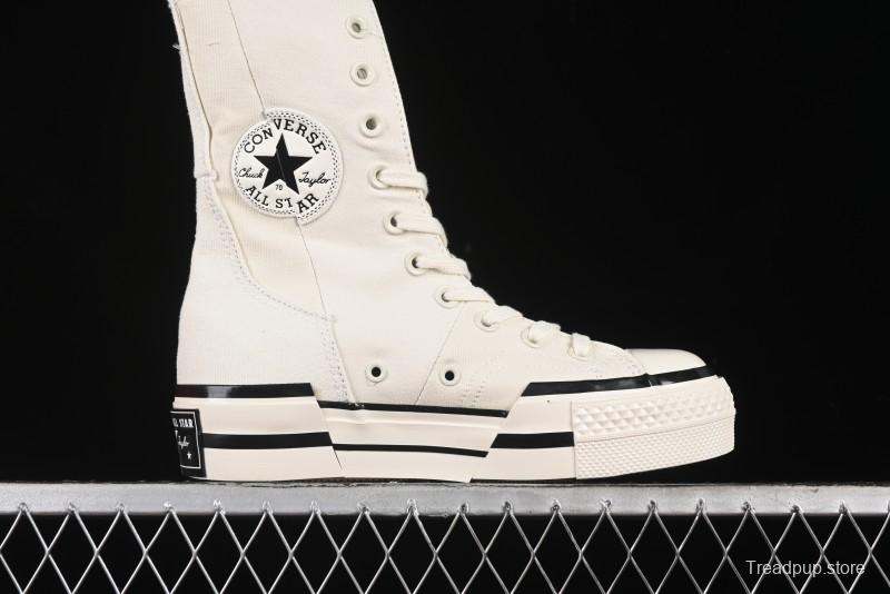Converse Chuck 70 Plus X-High Deconstructed Platform Sneakers - A08261C
