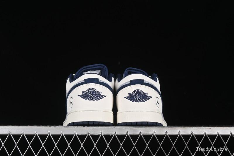 Nike Air Jordan 1 Low Retro Basketball Shoes in White Grey Blue - DC2024-026