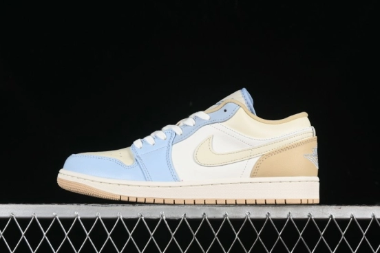 Nike Air Jordan 1 Low OG AJ1 White Brown Low Top Casual Basketball Shoes - HQ4186-111
