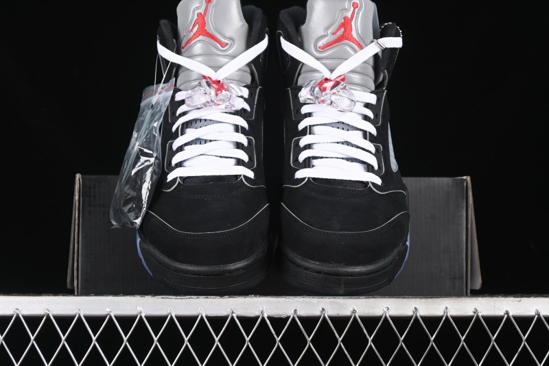 Nike Air Jordan 5 Retro Black Metallic Reimagined Basketball Shoes - HF3975-001