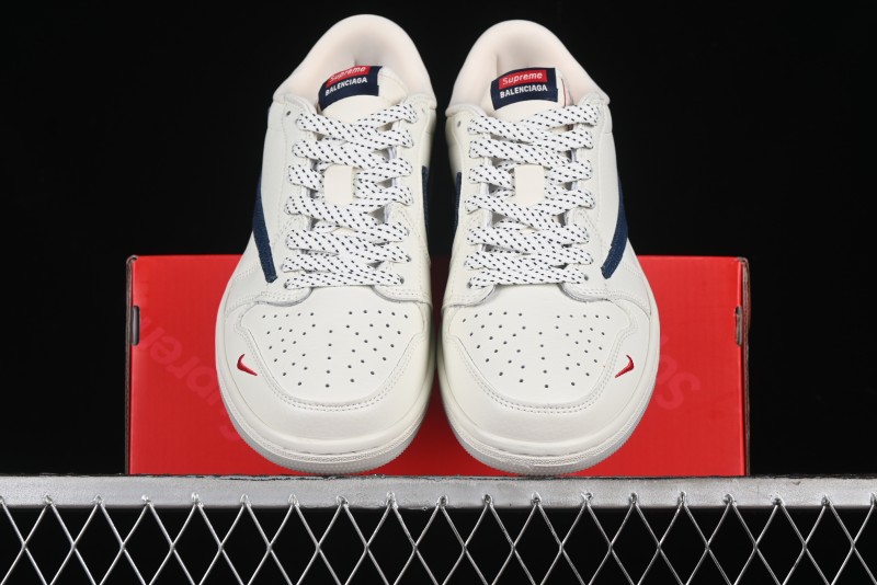 Nike Travis Scott x Fragment Design x Air Jordan 1 Low OG SP AJ1 Supreme Collaboration - JH6088-608