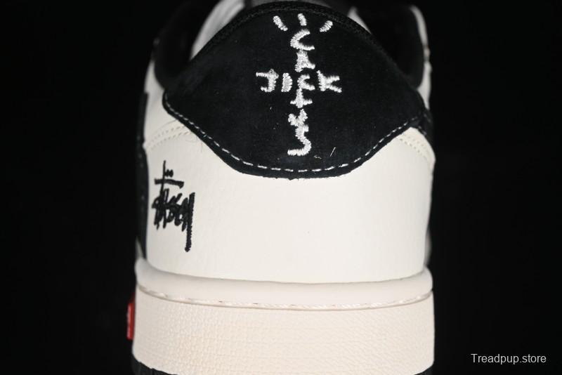 Nike Air Jordan 1 Low OG SP Travis Scott x Fragment Design Collaboration Sneakers - SJ2068-129