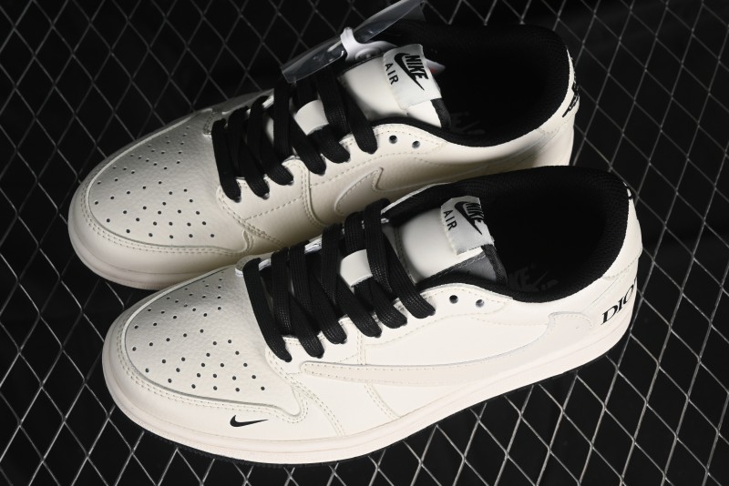 Nike Travis Scott x Fragment Design x Air Jordan 1 Low OG SP AJ1 Retro Casual Sneakers - LJ5188-025