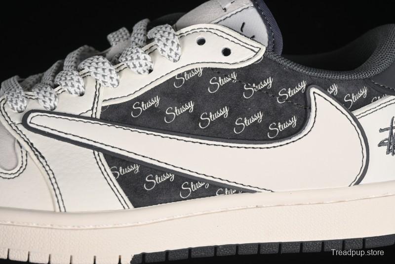 Nike Air Jordan 1 Low OG SP Travis Scott x Fragment Design Collaboration Sneakers - SJ2068-123