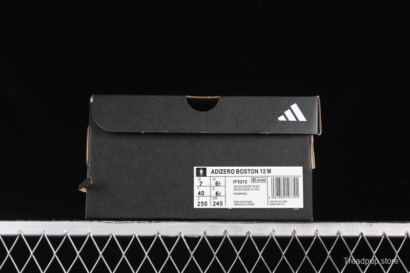 Adidas Adizero Boston 12 M Running Shoes with Lightstrike Pro and ENERGYROD for Enhanced Performance - IF9212