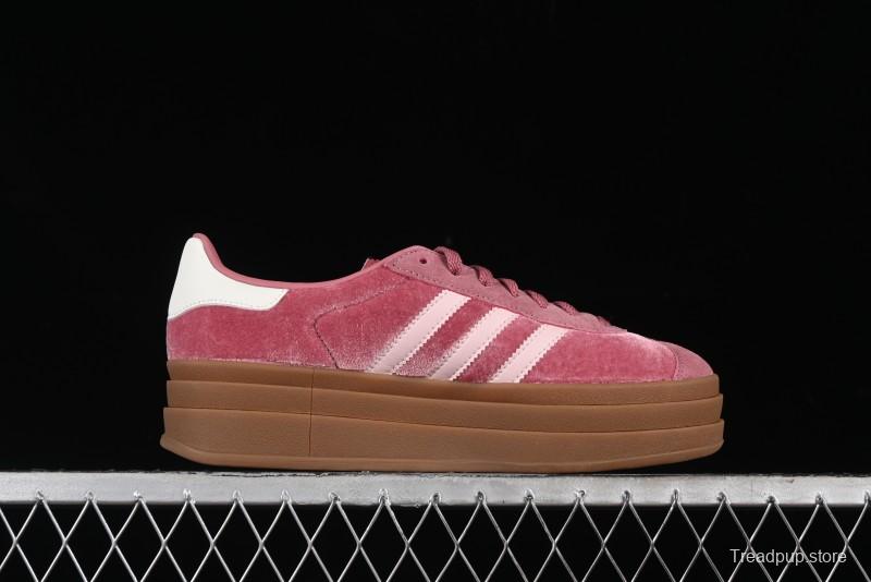 Adidas Originals Gazelle Bold IG4389 Low-Top Sneakers with Thick Sole for Slip Resistance and Durability