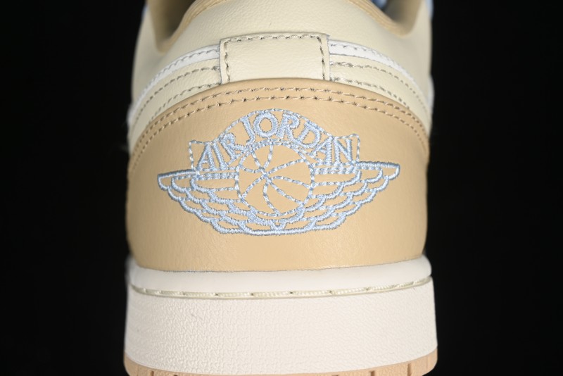 Nike Air Jordan 1 Low OG AJ1 White Brown Low Top Casual Basketball Shoes - HQ4186-111