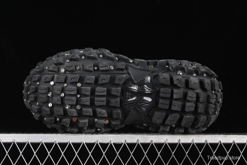 Balenciaga Defender Rubber Platform Sneakers Low-Top Combat Outdoor Shoes with Studded Design and Exaggerated Tire Tread Sole - W2RAG1081