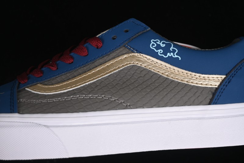 Vans Old Skool Black Wukong Themed Low-Top Retro Skate Shoes - VN0A45JCGIE