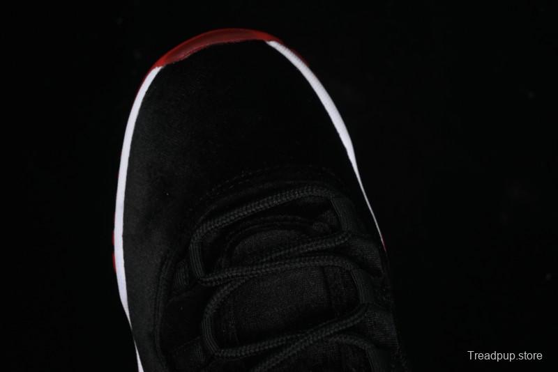 Nike Air Jordan 11 Retro Bred Velvet Basketball Shoes - DB5457-061