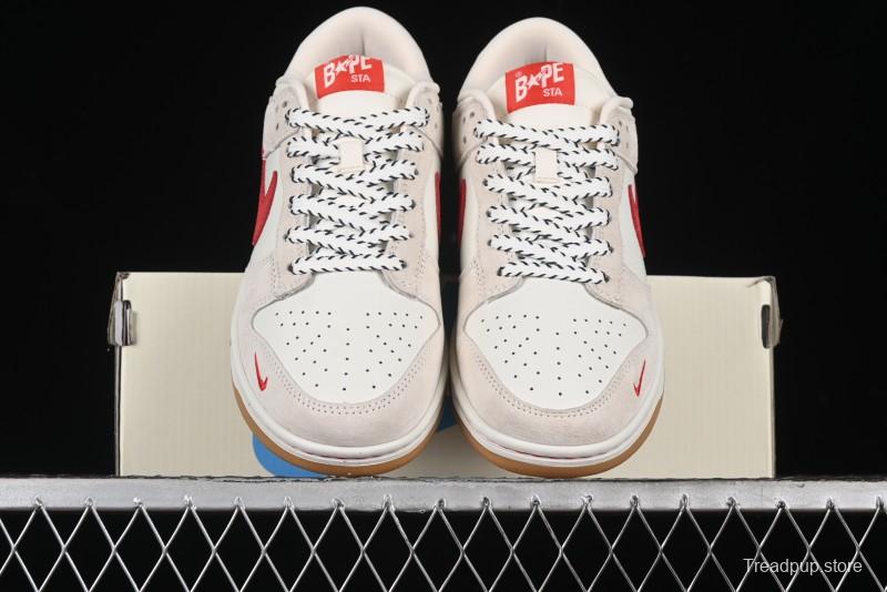 Nike SB Dunk Low BAPE Collaboration Anniversary Edition Custom Low-Top Casual Sneakers - CH6336-228