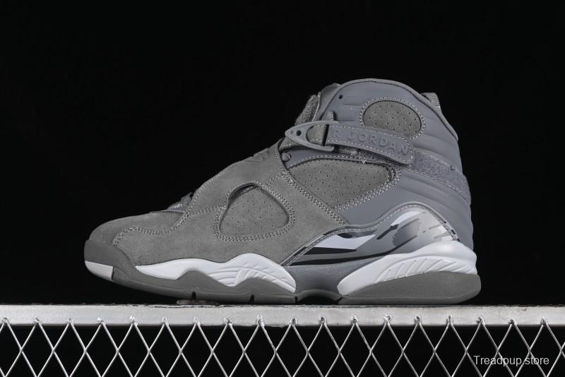 Nike Air Jordan 8 Retro "Cool Grey" Basketball Shoes - 305381-014