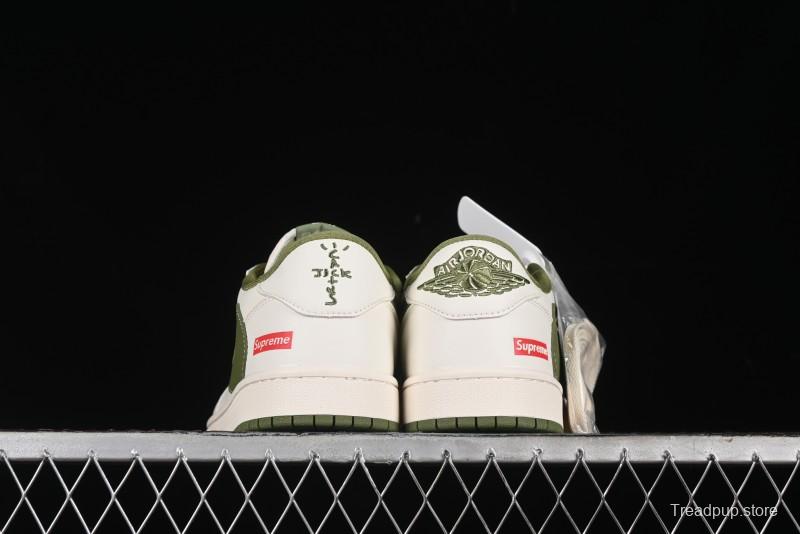 Nike Travis Scott x Fragment Design x Air Jordan 1 Low OG SP AJ1 Supreme Collaboration - XZ1168-002