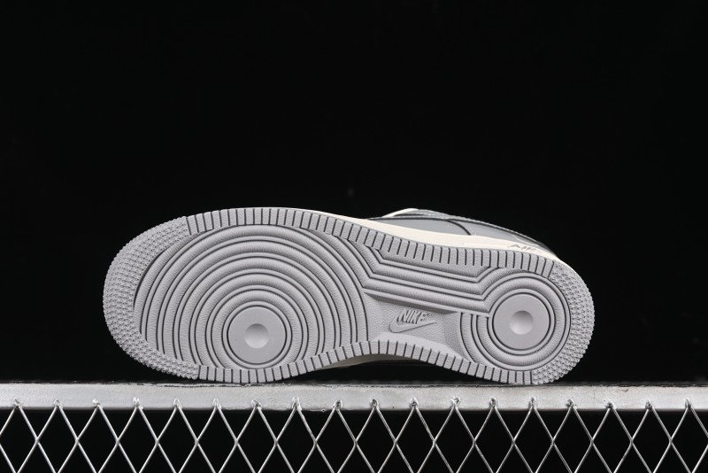Nike Air Force 1 '07 Low Bape Collaboration - Off White Grey Low Top Casual Sneakers - BB6566-207