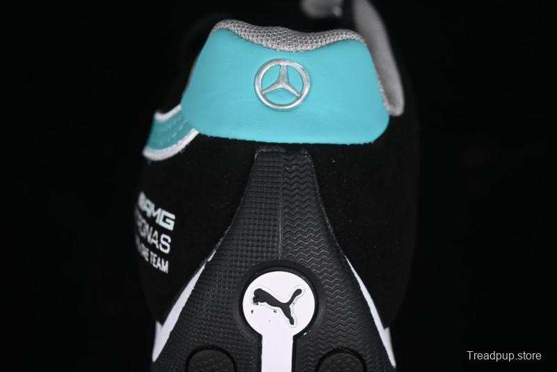 Puma Sparco Future Round Toe Lace-Up Low-Top Lifestyle Casual Shoes in Leather and Fabric - 308155-01