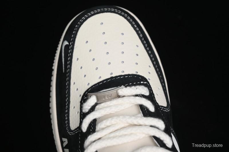 Nike Air Force 1 '07 Low Stussy Collaboration - Black/Red Label Low-Top Casual Sneakers - SJ6698-008