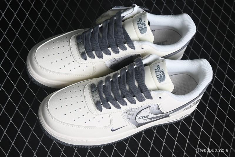 Nike Air Force 1 '07 Low The North Face x COMME des GARÇONS Light Grey Casual Sneakers - DM6688-002