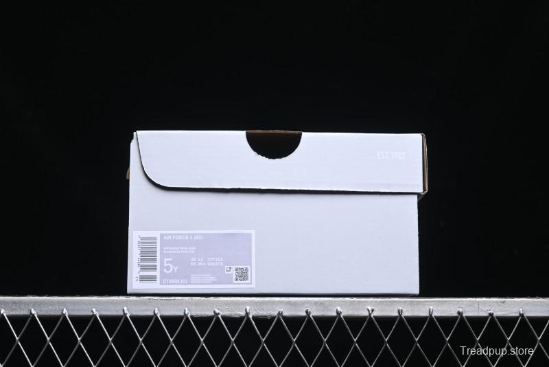 Nike Air Force 1 '07 Low Top Leather Casual Sneakers with Full-Length Air Cushion - CT3839-101