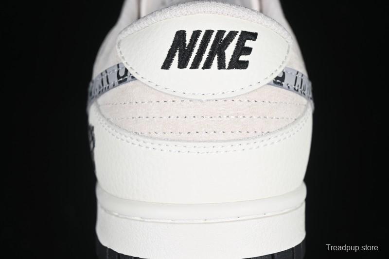 Nike SB Dunk Low UN Collaboration Anniversary Custom Sneakers with Black Swoosh - DJ2024-068