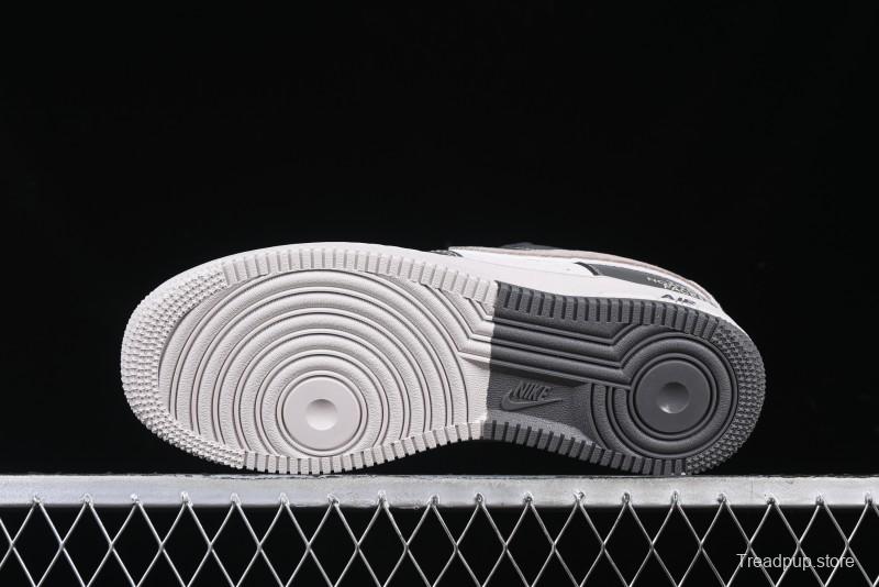 Nike Air Force 1 '07 Low North Face Collaboration Light Grey Two-Tone Low-Top Casual Sneakers - DM6688-046