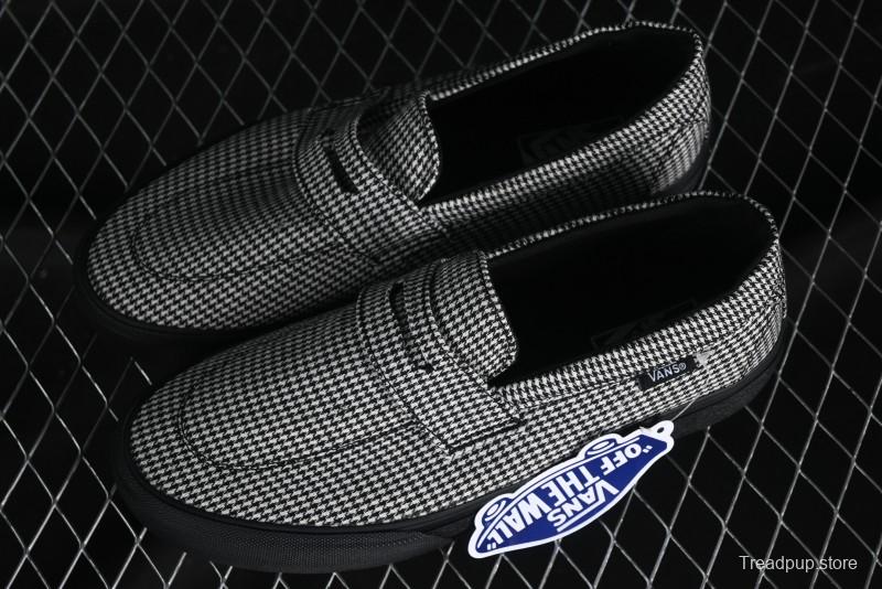 Vans Demons Style 53 Black White Retro Houndstooth Loafers - VN000CQPYER