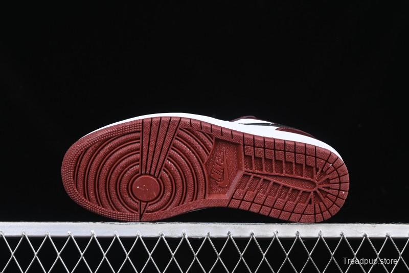 Nike Air Jordan 1 Low AJ1 Retro Lifestyle Sneakers in White and University Red - HF3148-102