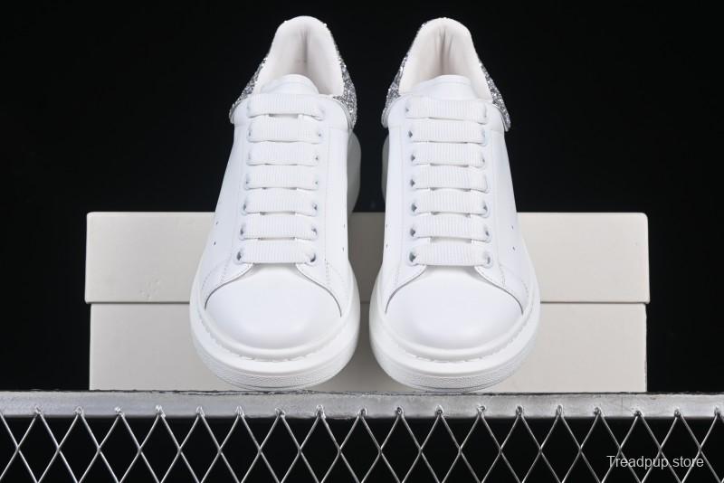Alexander McQueen Oversized Sneakers with White Crystals - D.E5