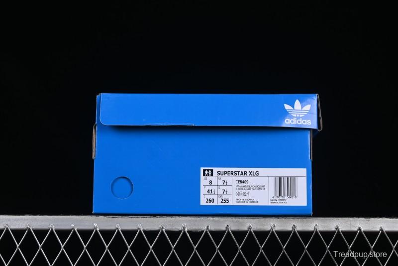 Adidas Originals Superstar XLG Casual Sneakers with Shell Toe and Thick Sole - IE8409