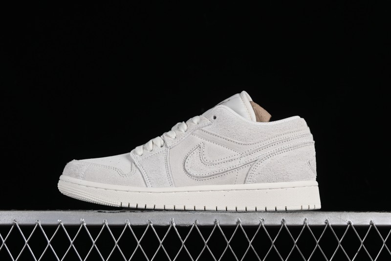 Nike Air Jordan 1 Low AJ1 Casual Sneakers in Earth Gray - FQ3055-100