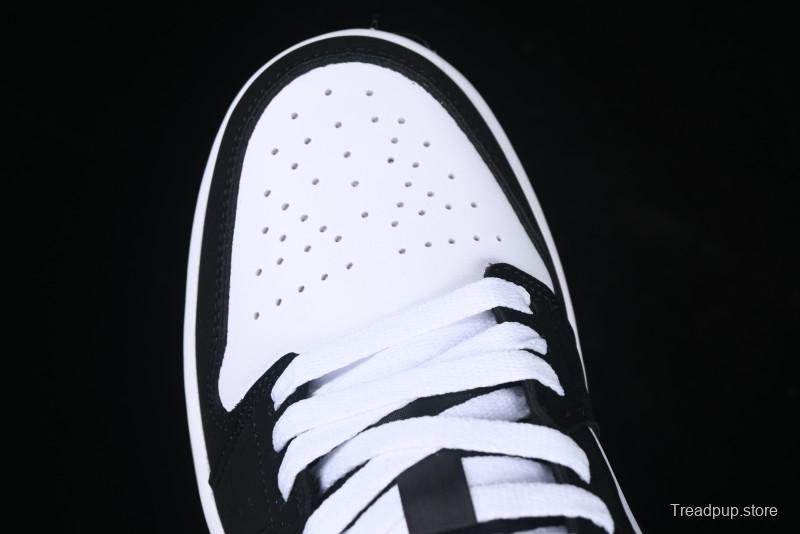 Nike Air Jordan 1 Low AJ1 Grey White Black Swoosh Casual Sneakers - HF3148-106