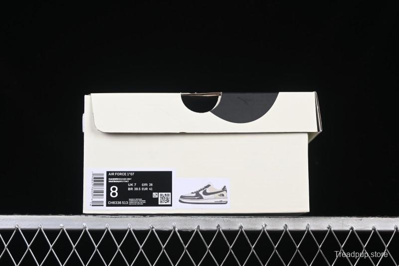 Nike Air Force 1 '07 Low The North Face Collaboration - Black Leather Low-Top Casual Sneakers - CH6336-513
