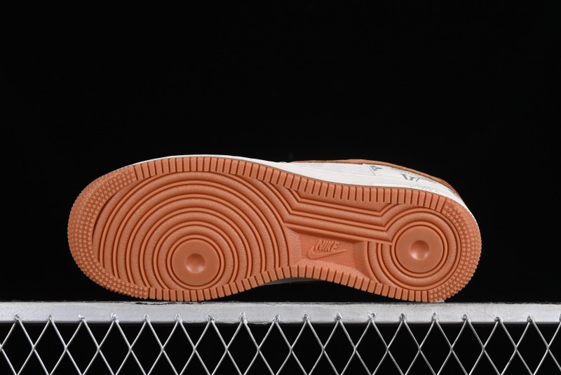 Nike Air Force 1 '07 Low LV Collaboration - Beige Brown Pigskin Casual Shoes CV1724-112