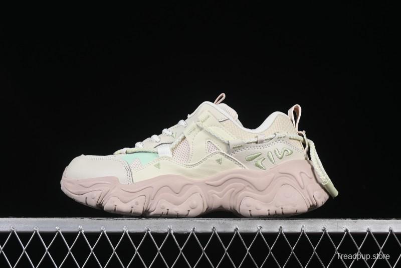 Fila Fusion Retro Mars Running Shoes with Lace-Up Design - F12W432101FAP