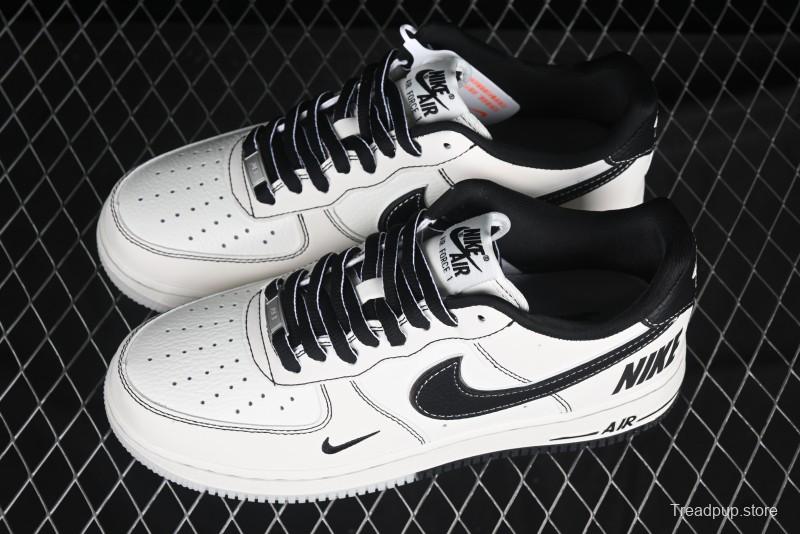 Nike Air Force 1 '07 Low Collaboration Sneakers with Black Stitch Dual-Color Sole - CH6336-515
