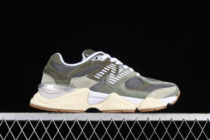 Joe Freshgoods x New Balance 9060 Retro Running Sneakers with ABZORB Cushioning - U9060FOC
