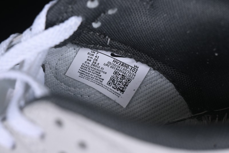 Nike Dunk Low 85 Double Swoosh White Grey SB Low Top Casual Skate Shoes - HV1800-101