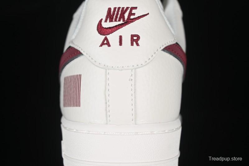 Nike Air Force 1 '07 Low QR Code Black Star Sneakers Low-Top Casual Shoes - CU1836-961