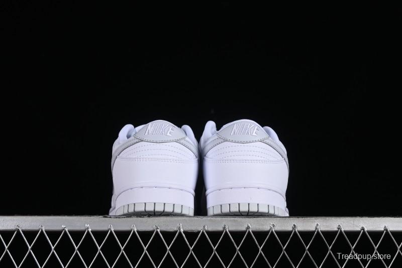Nike SB Dunk Low All-White Low-Top Casual Skate Shoes - DV0831-101