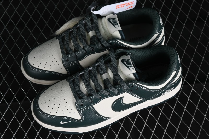 Nike SB Dunk Low Stussy Collaboration - Navy Starry Sky Anniversary Custom Low-Top Casual Skate Shoes - BB9898-003