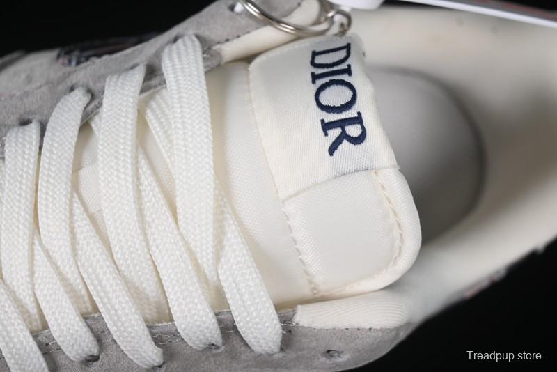 Nike Air Force 1 '07 Low Dior Collaboration Grey Blue Ghost Face Casual Sneakers - KK1988-044